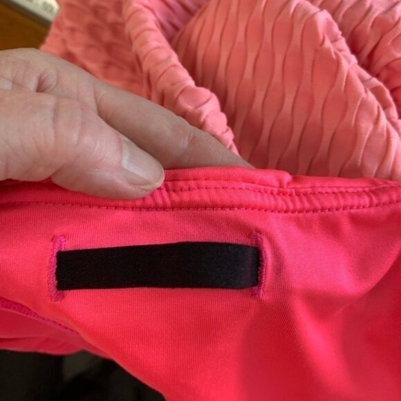 SHEIN high waist barbie pink leggings butt ruch small inner drawstring - Picture 4 of 5